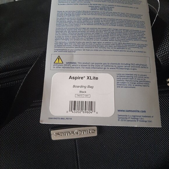 Samsonite SilhouetteXV Boarding Bag Carry-On - Picture 2 of 3